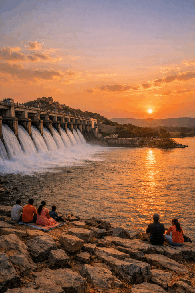 Jurala Dam at Mahabubnagar Tourist Places